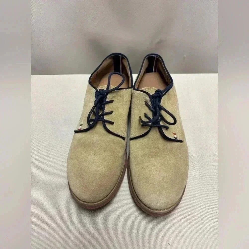 Tommy Hilfiger Taxi Tan Suede Oxford Women’s Size 9